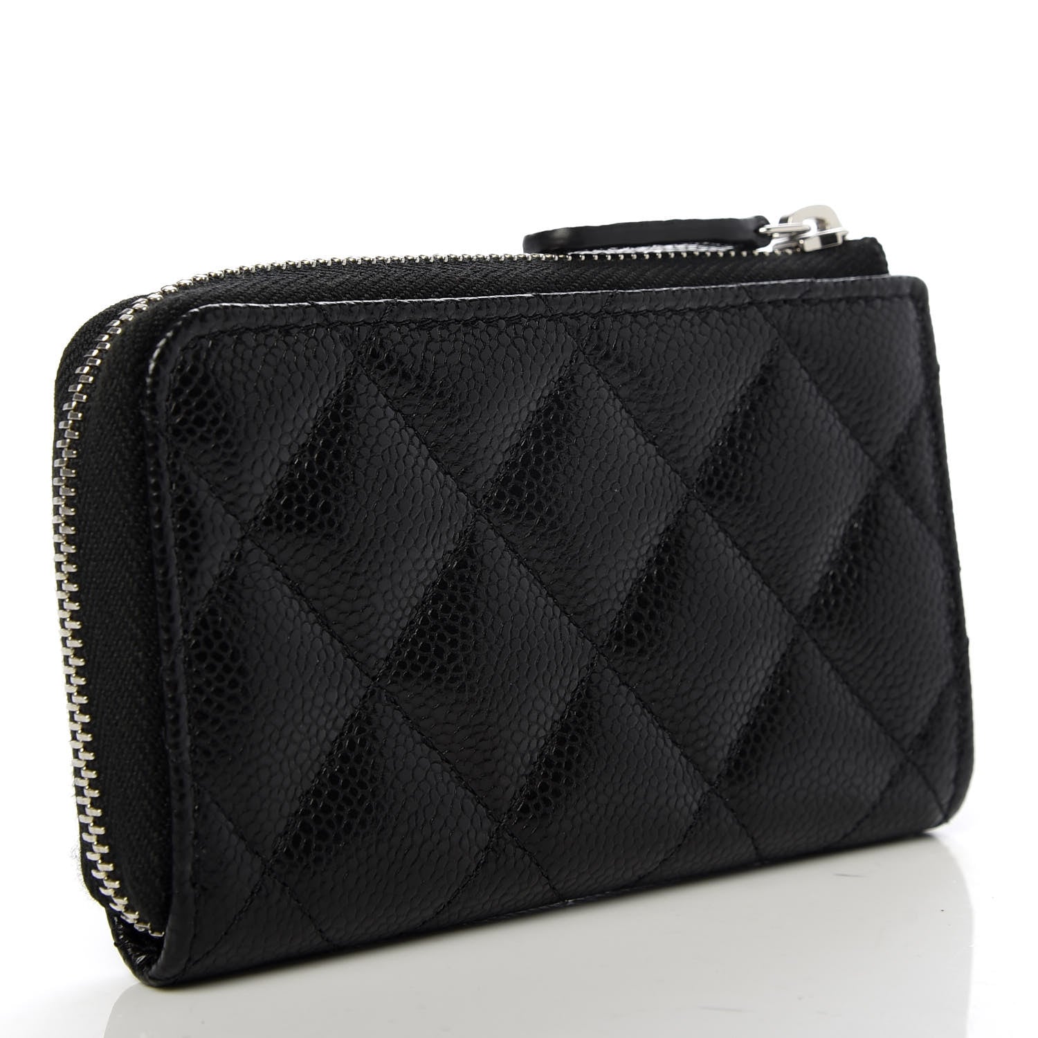 Chanel Caviar Quilted Key Holder Case Black 4 of 8