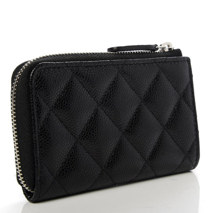 Chanel Caviar Quilted Key Holder Case Black 4 of 8