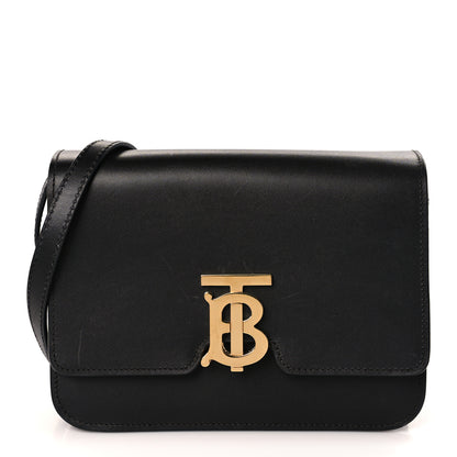 Burberry Calfskin Medium TB Bag Black 1 of 10