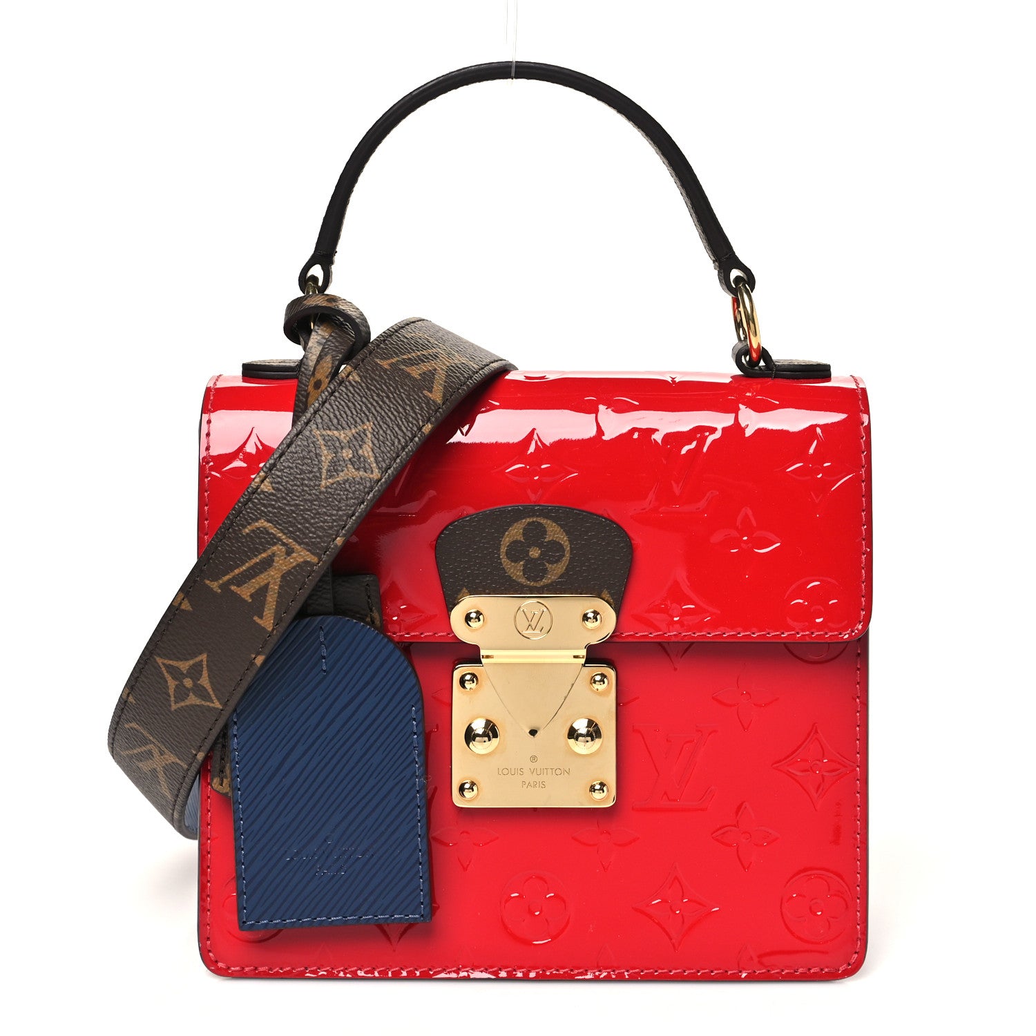 Louis Vuitton Vernis Epi Monogram Spring Street Scarlet 1 of 9