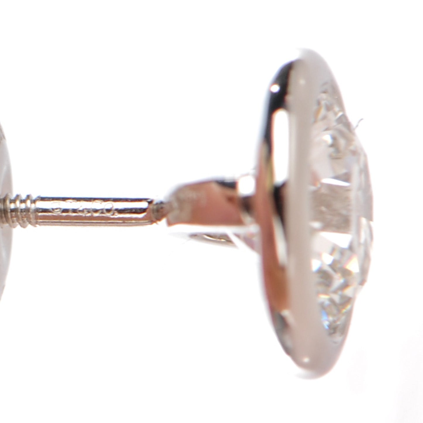 Platinum Diamond 2.0ctw Elsa Peretti Diamonds By The Yard Earrings