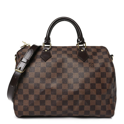 Louis Vuitton Damier Ebene Speedy Bandouliere 30 1 of 10