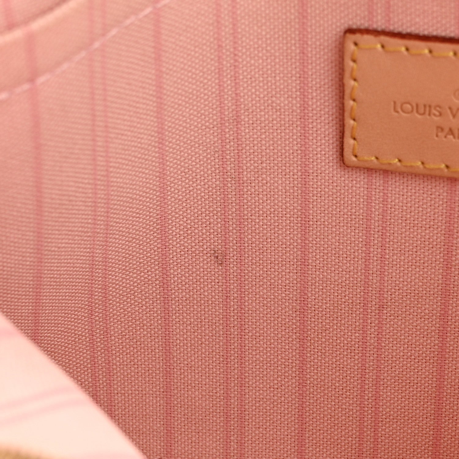 Louis Vuitton Damier Azur Neverfull MM GM Pochette Rose Ballerine 9 of 15