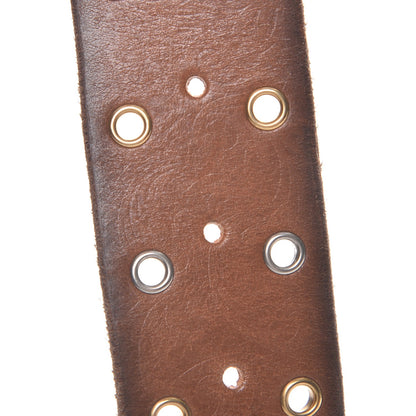 Gucci Faded Calfskin Grommet Double G 40mm Belt 65 26 Cuir 9 of 9