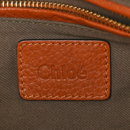 Chloe Calfskin Medium Marcie Satchel Tan 6 of 10