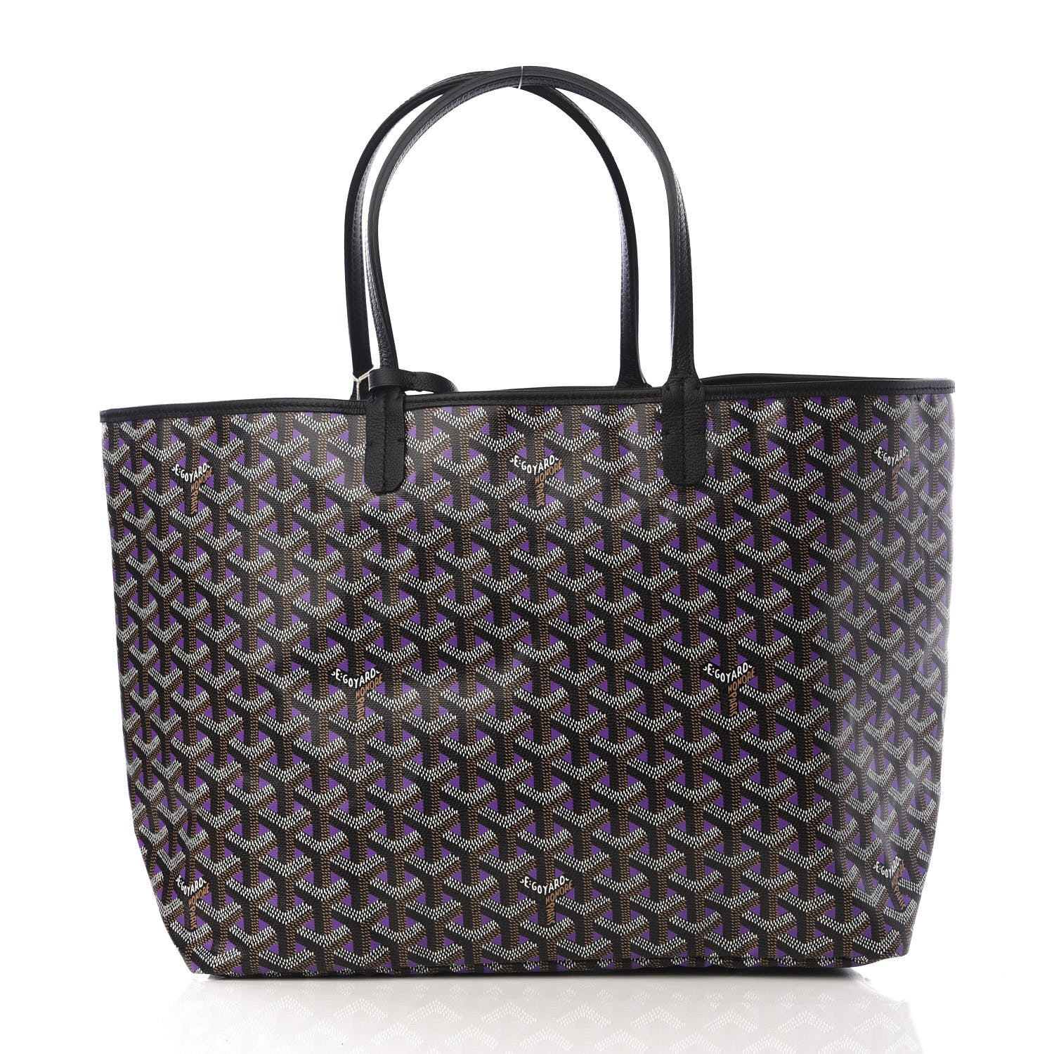Goyard Goyardine Saint Louis Claire Voie PM Black Violet 2 of 8