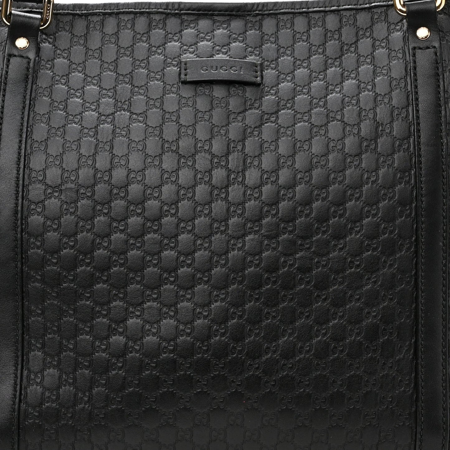 Microguccissima Medium Joy Tote Black