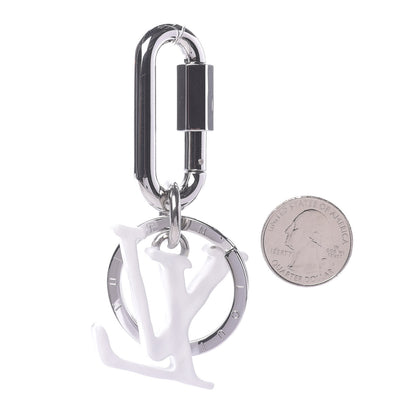 Louis Vuitton LV Sharp Bag Charm Key Holder Silver 2 of 6