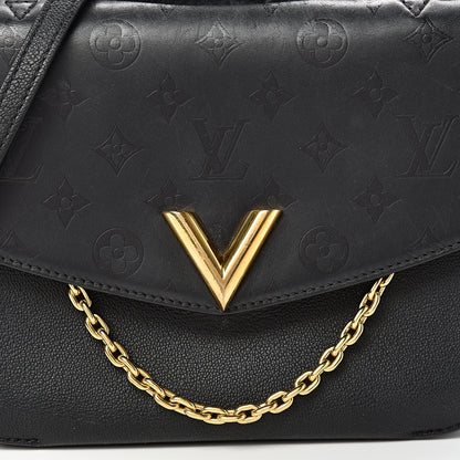 Louis Vuitton Calfskin Monogram Very Messenger Black 7 of 15