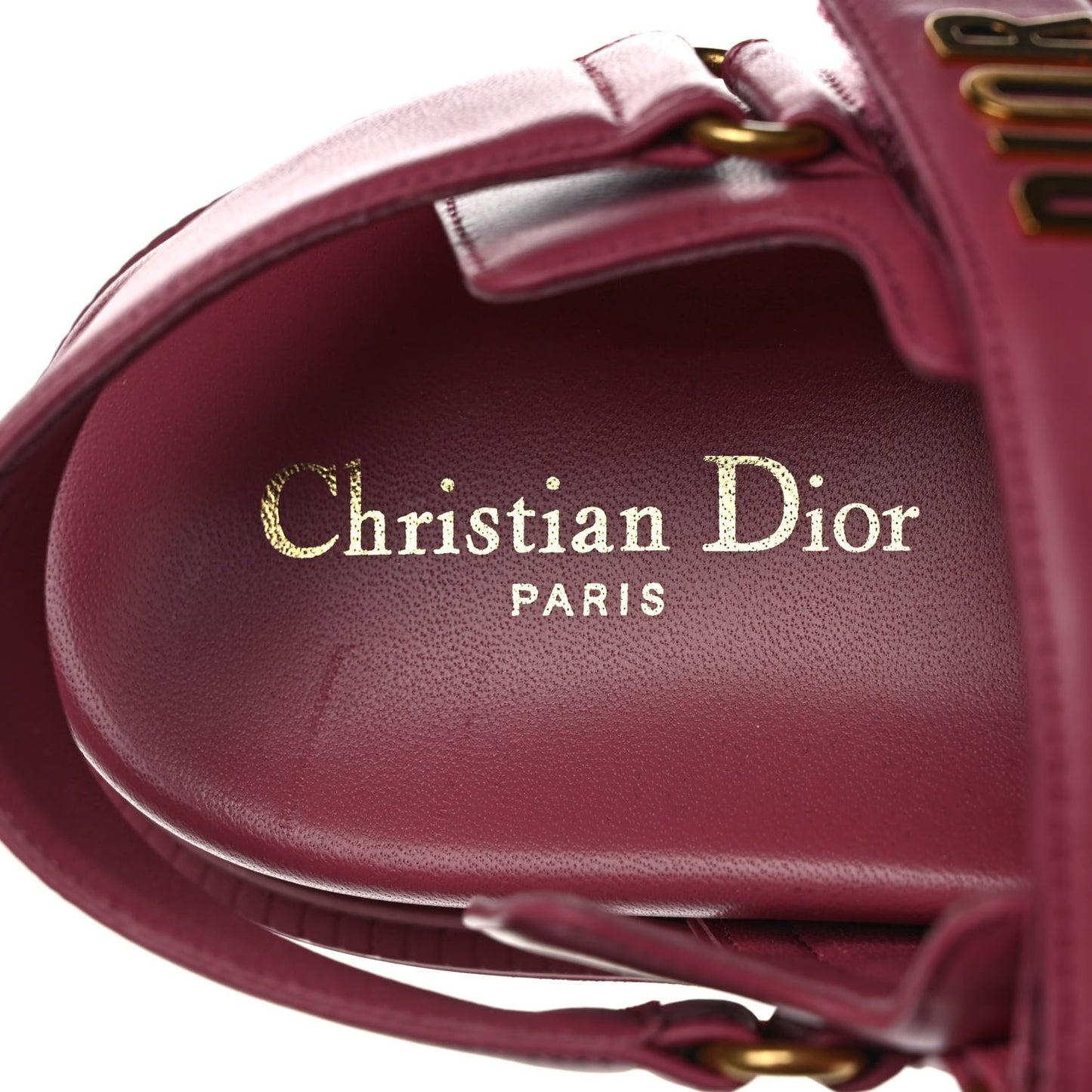 Lambskin Dioract Sandals 37 Pink