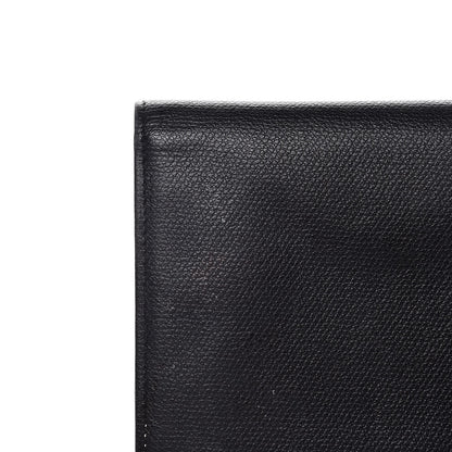 Chanel Grained Calfskin CC Button Wallet Black 10 of 11