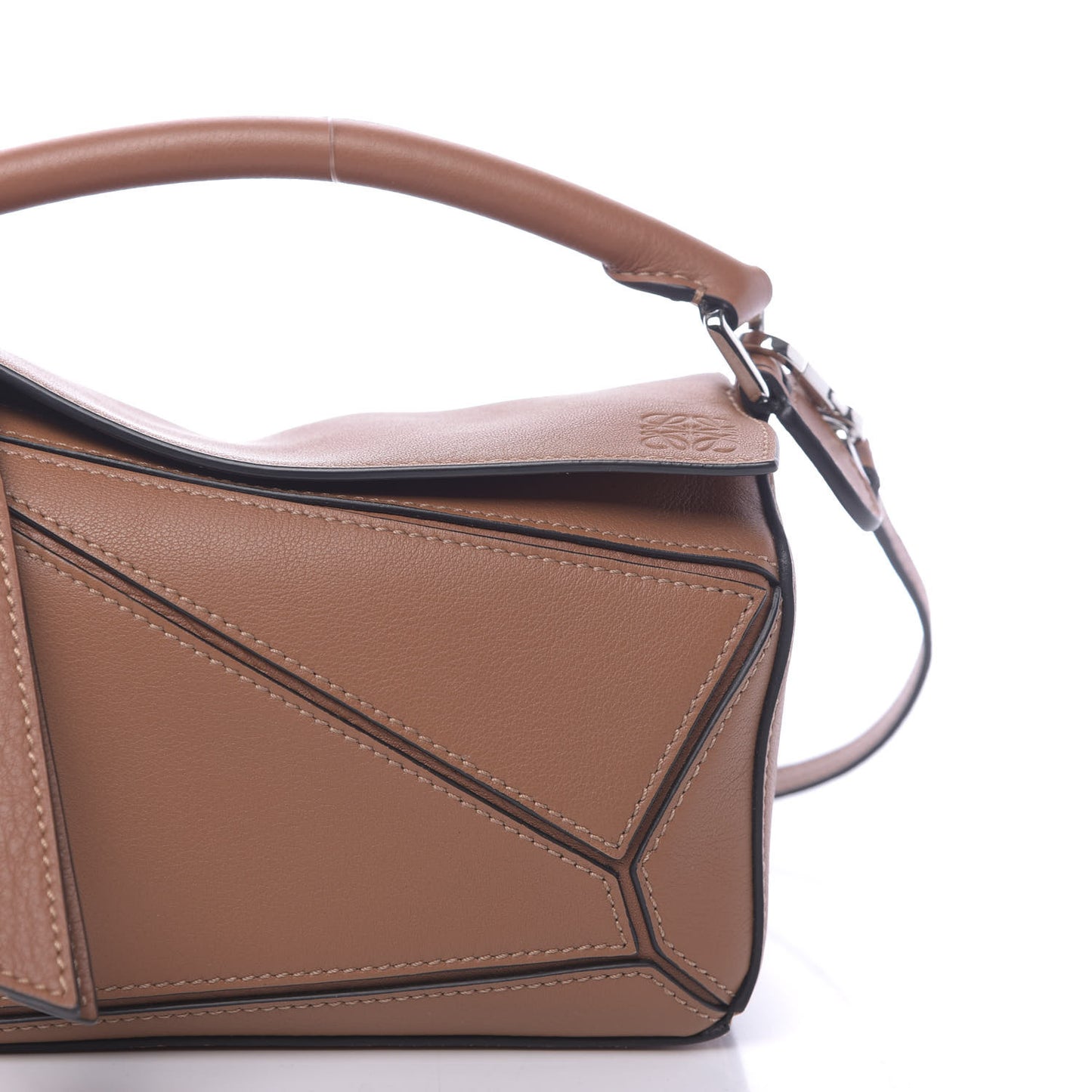 Calfskin Mini Puzzle Bag Tan