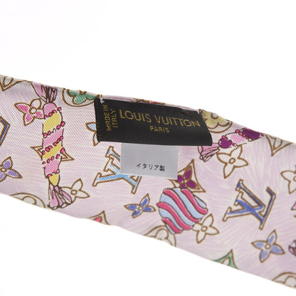 Louis Vuitton Silk Monogram Bijou Bandeau Pink 2 of 2