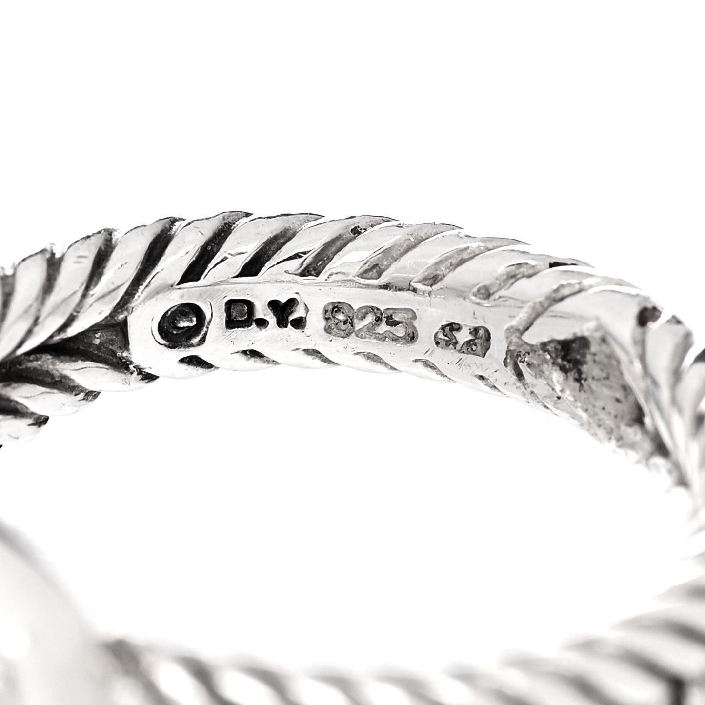 Sterling Silver Diamond Prasiolite 7mm Petite Albion Ring 56 7.5