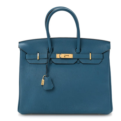 Hermes Togo Birkin 35 Cobalt 1 of 14
