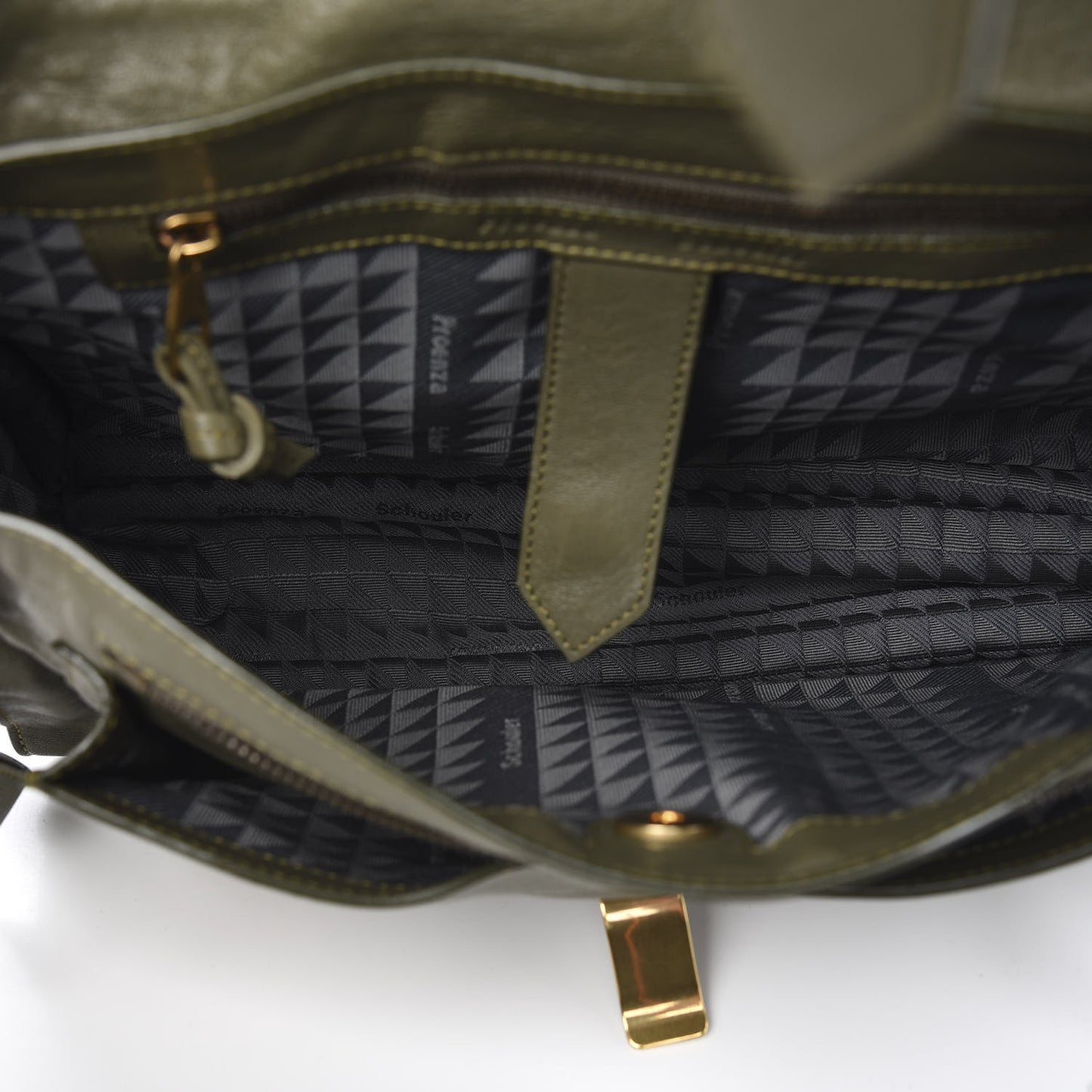 Lambskin Medium PS1 Satchel Dark Olive