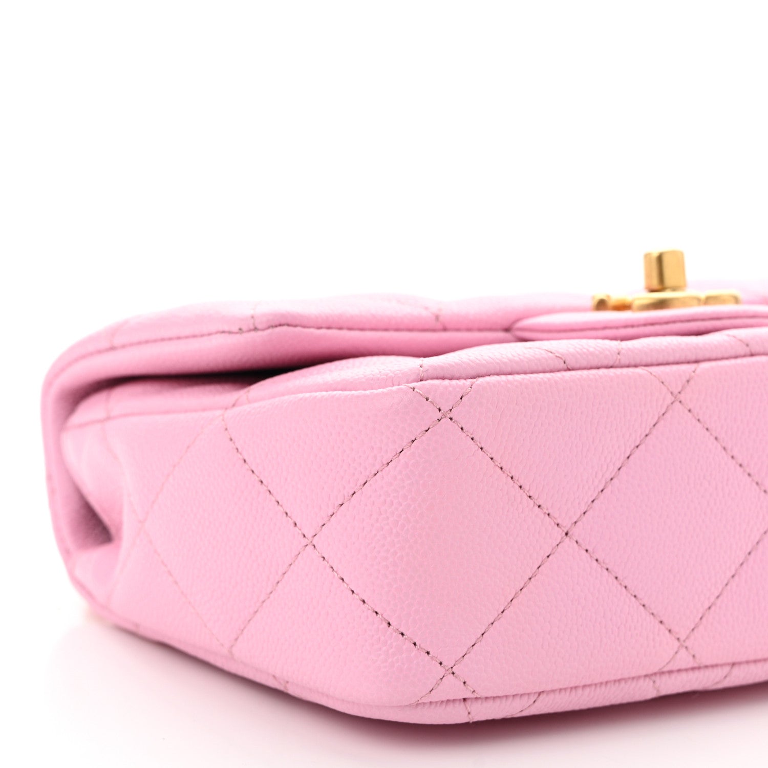 Chanel Caviar Quilted Mini Sweetheart Flap Lilac 9 of 11
