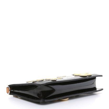 Louis Vuitton Vernis Lexington Fleurs Pochette Black 3 of 4