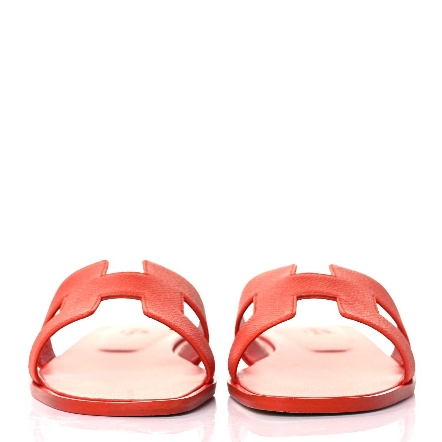 Hermes Epsom Oran Sandals 38 Orange Poppy 2 of 9