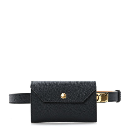 Hermes Epsom Kelly Pocket Belt Black 1 of 5