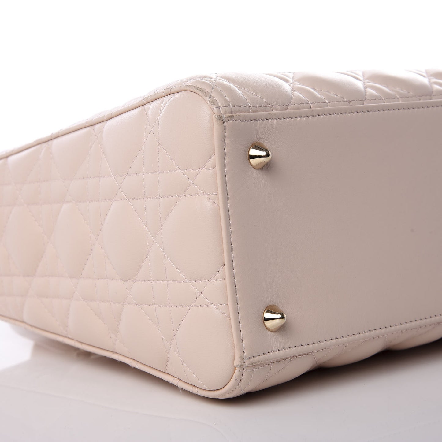 Lambskin Cannage Medium Lady Dior Light Pink