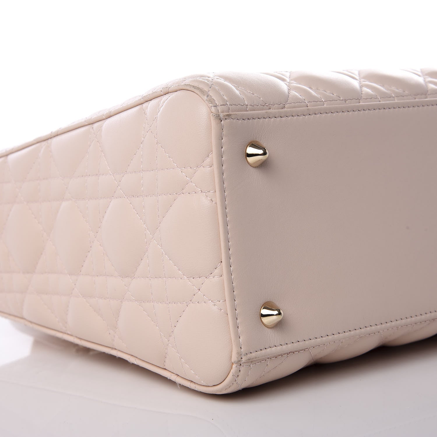 Christian Dior Lambskin Cannage Medium Lady Dior Light Pink 5 of 8