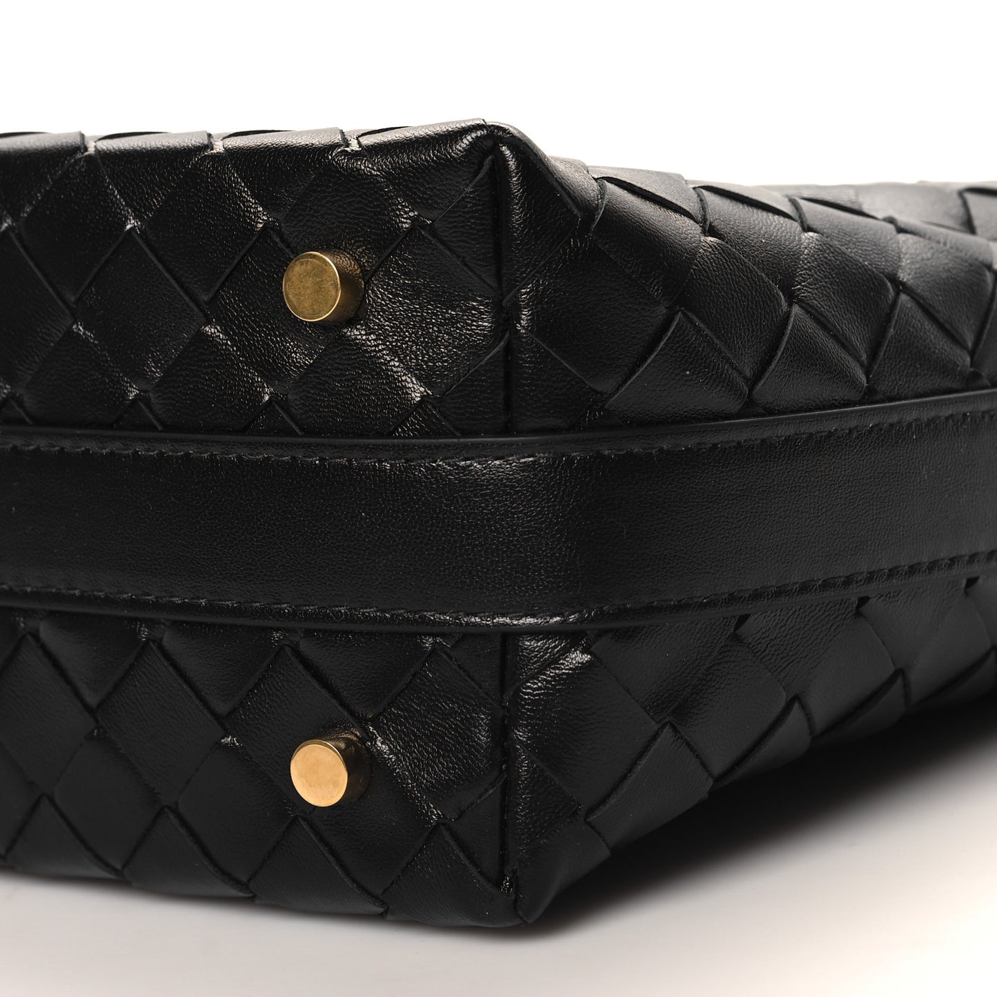 Calfskin Nappa Intrecciato Mini Wallace Black