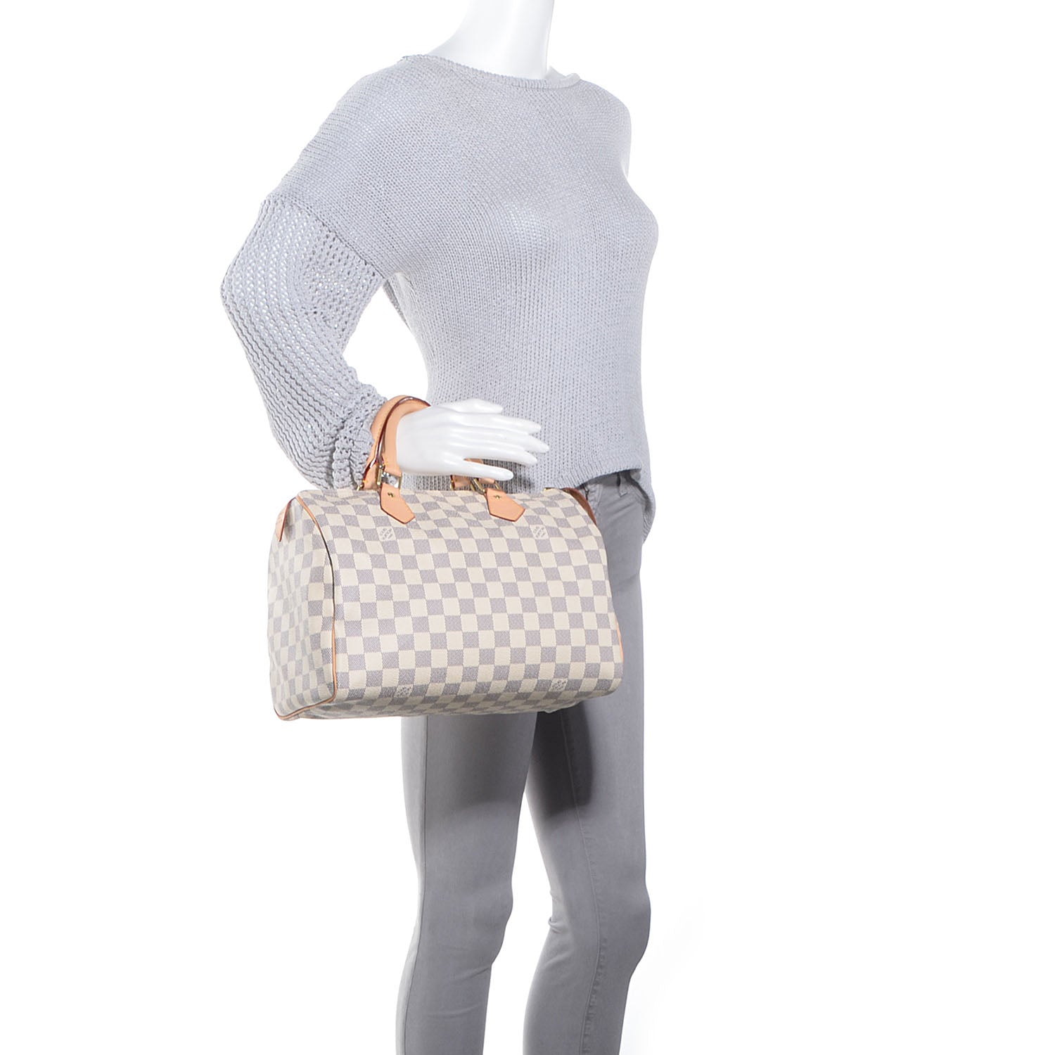 Louis Vuitton Damier Azur Speedy 30 2 of 8