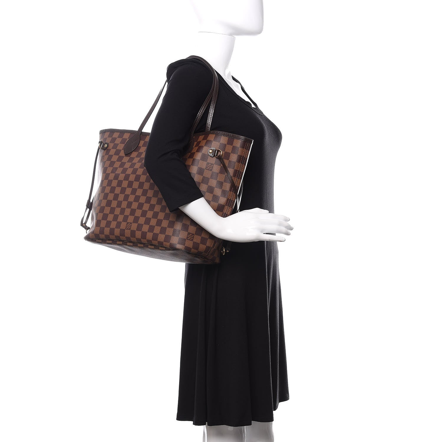 Louis Vuitton Damier Ebene Neo Neverfull MM 2 of 11