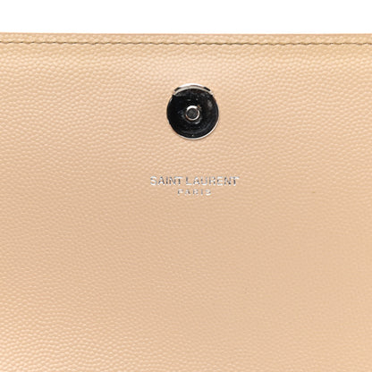 Saint Laurent Grain De Poudre Medium Classic Monogram Kate Satchel Sable Beige 6 of 15