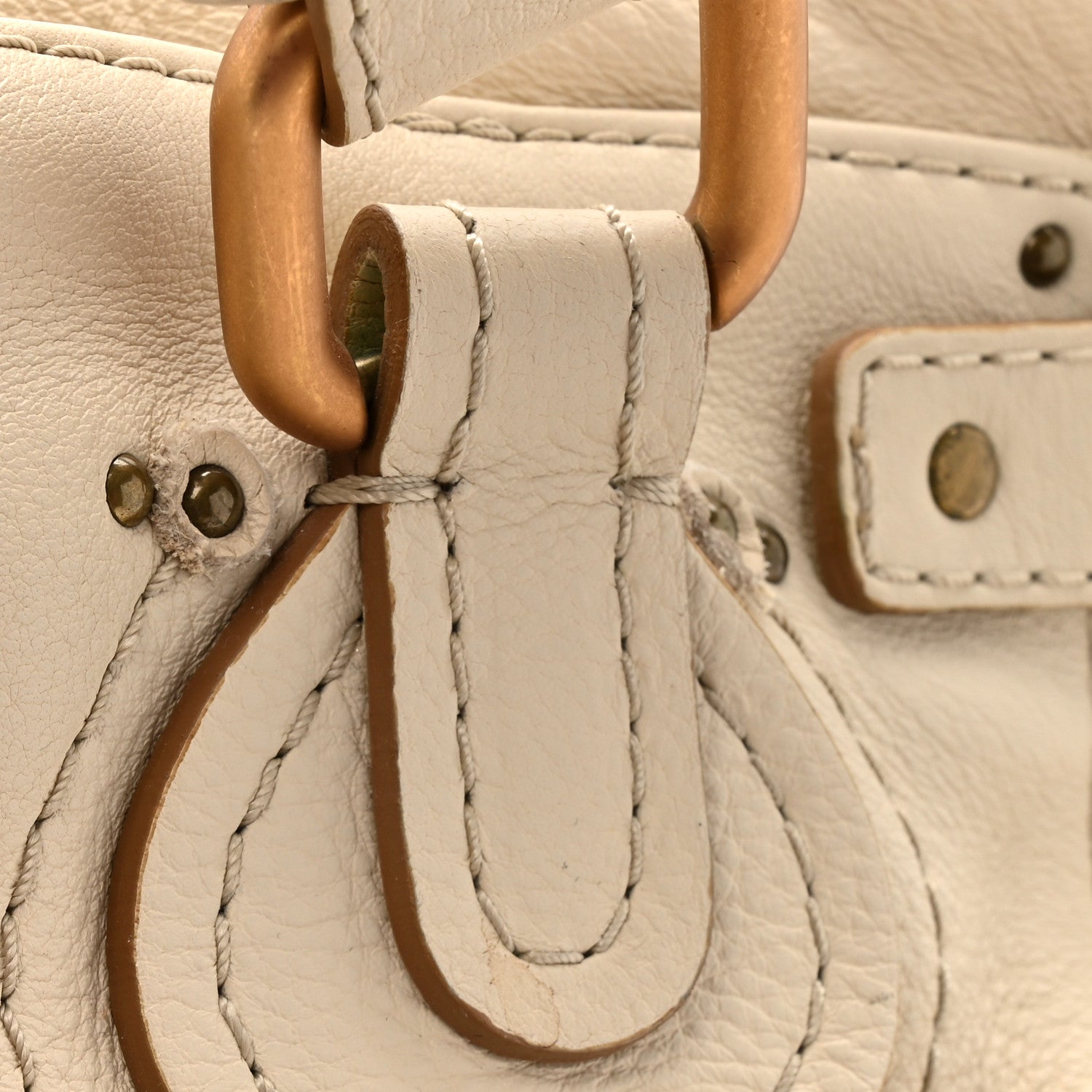 Chloe Calfskin Medium Paddington Satchel White 16 of 16