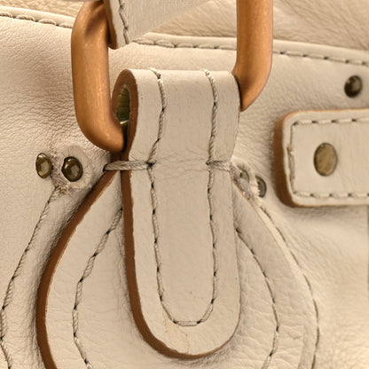 Chloe Calfskin Medium Paddington Satchel White 16 of 16