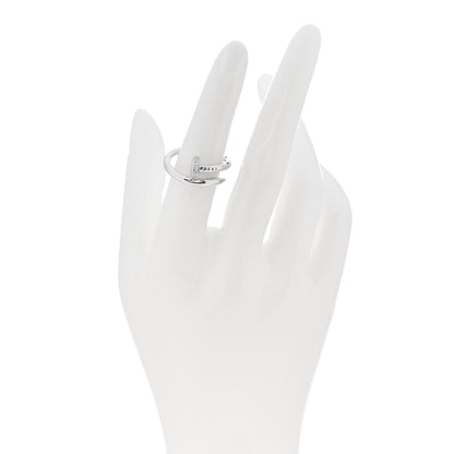 Cartier 18K White Gold Diamond Juste Un Clou Ring 53 6.25 2 of 5