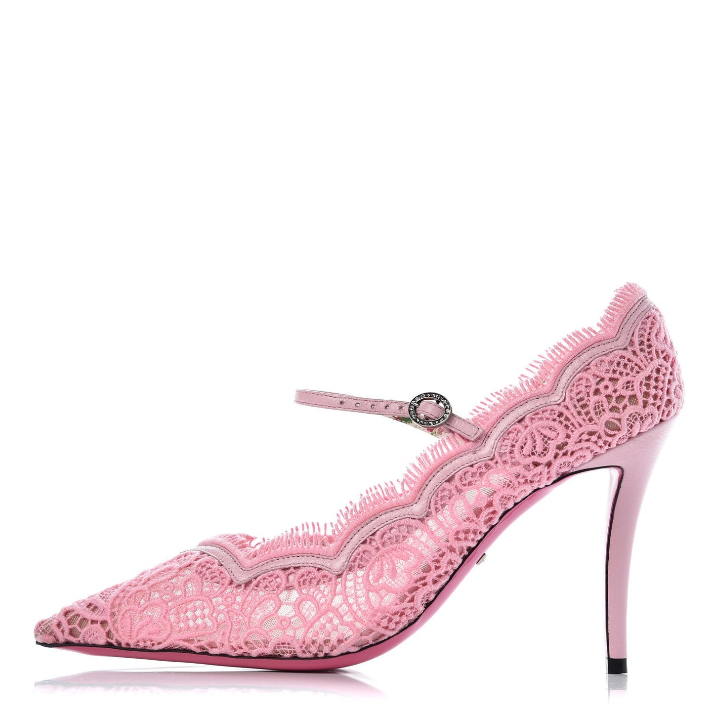 Lace Pizzo Venice Pumps 39 Sugar Pink