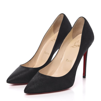 Christian Louboutin Glitter Resille Pigalle Follies 100 Pumps 37 Black 3 of 8
