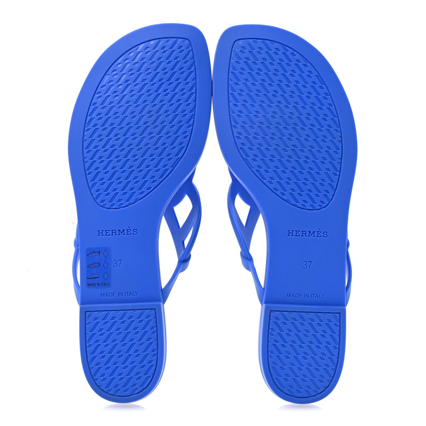 Rubber Womens Egerie Sandals 37 Bleu Outremer