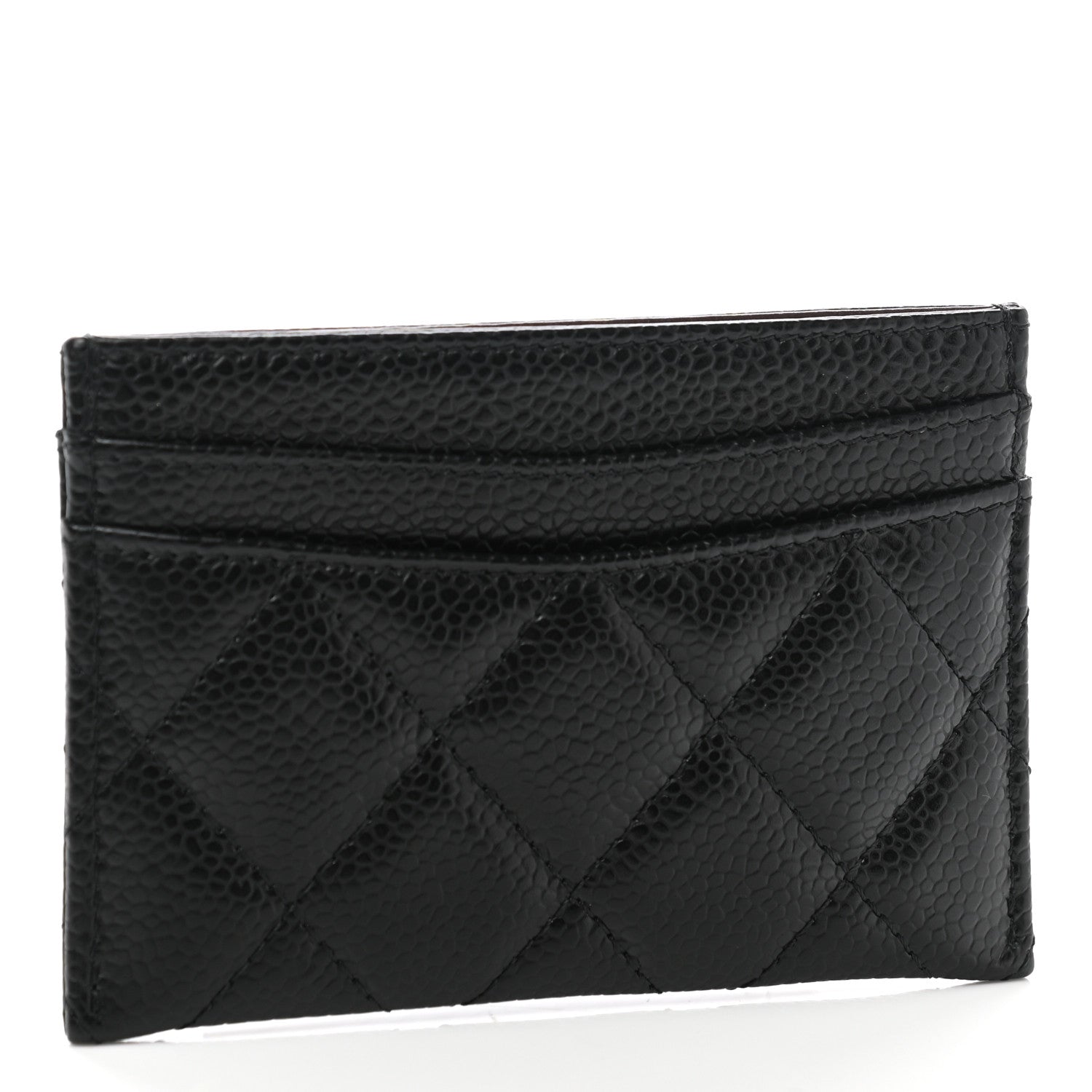 Chanel Caviar Quilted Card Holder Black 3 of 9