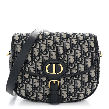 Christian Dior Oblique Medium Bobby Flap Blue 1 of 9