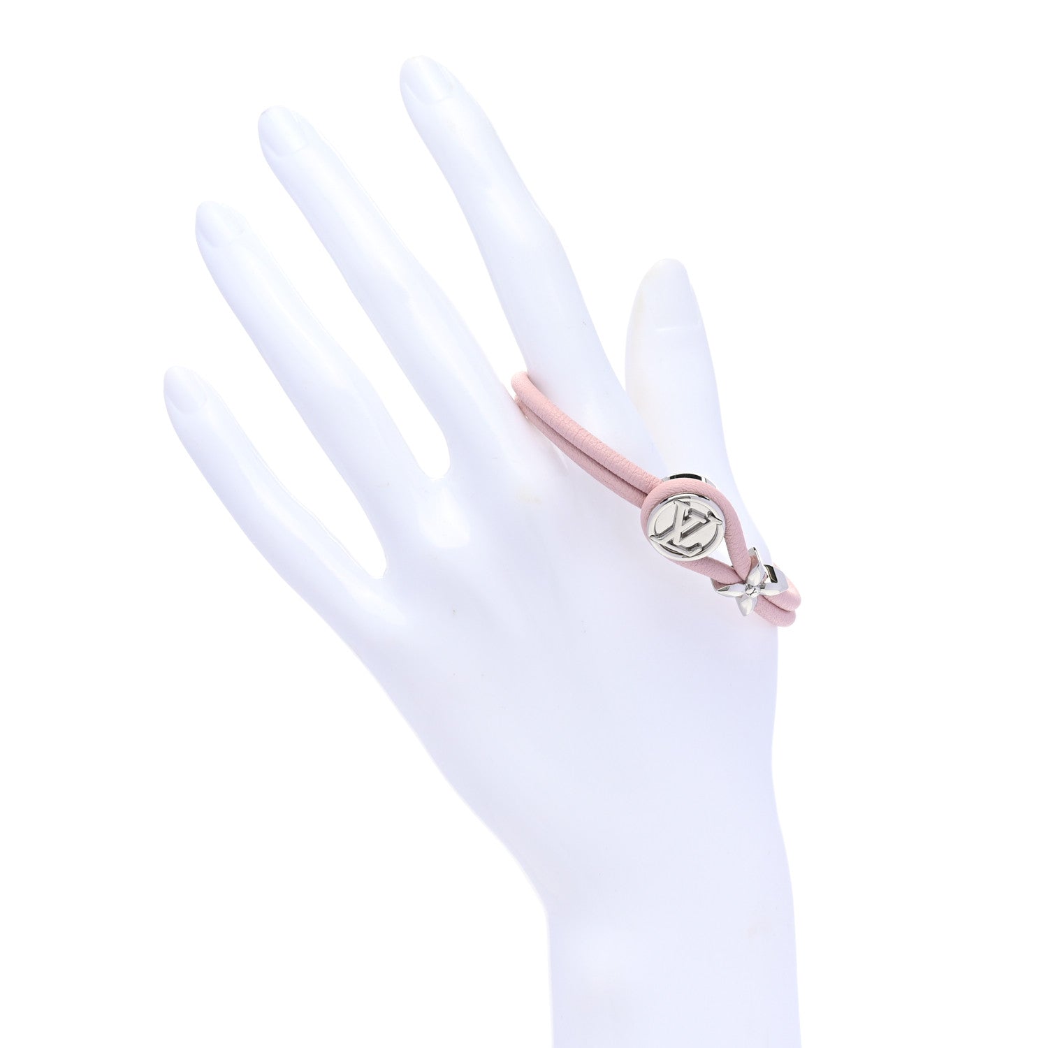 Louis Vuitton Calfskin Keep A Secret Bracelet Rose 2 of 5