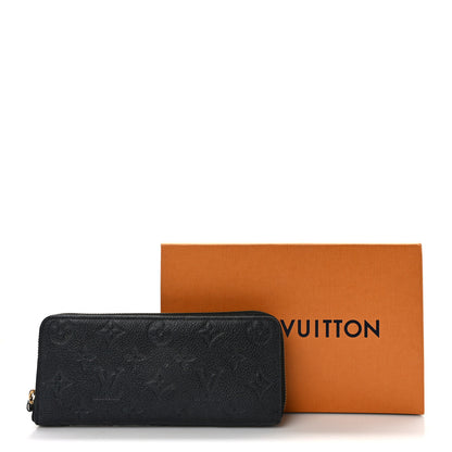 Louis Vuitton Empreinte Clemence Wallet Black 11 of 11