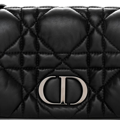 Christian Dior Calfskin Macrocannage Mini Caro Bag Black 8 of 10