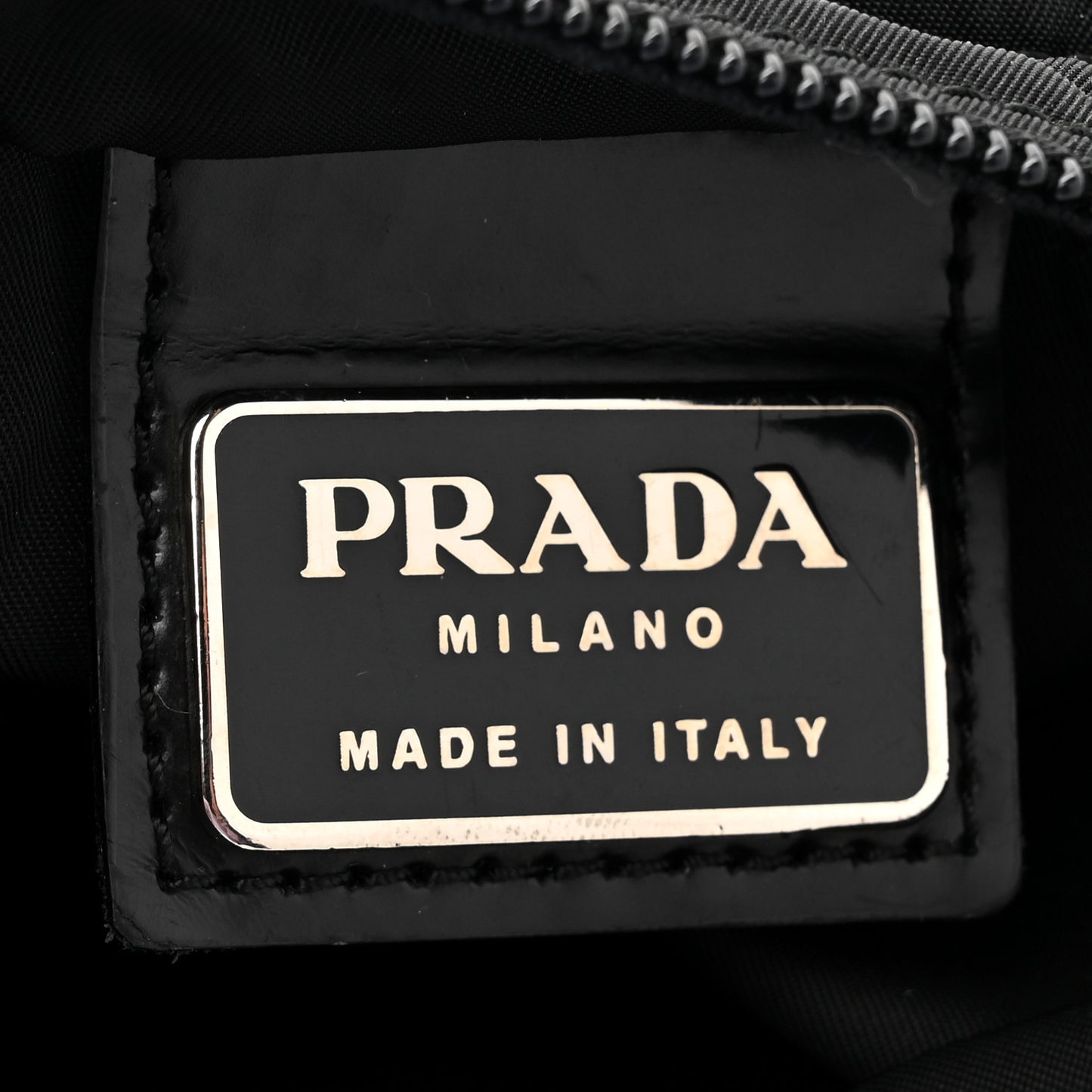 Nylon Crossbody Bag Black