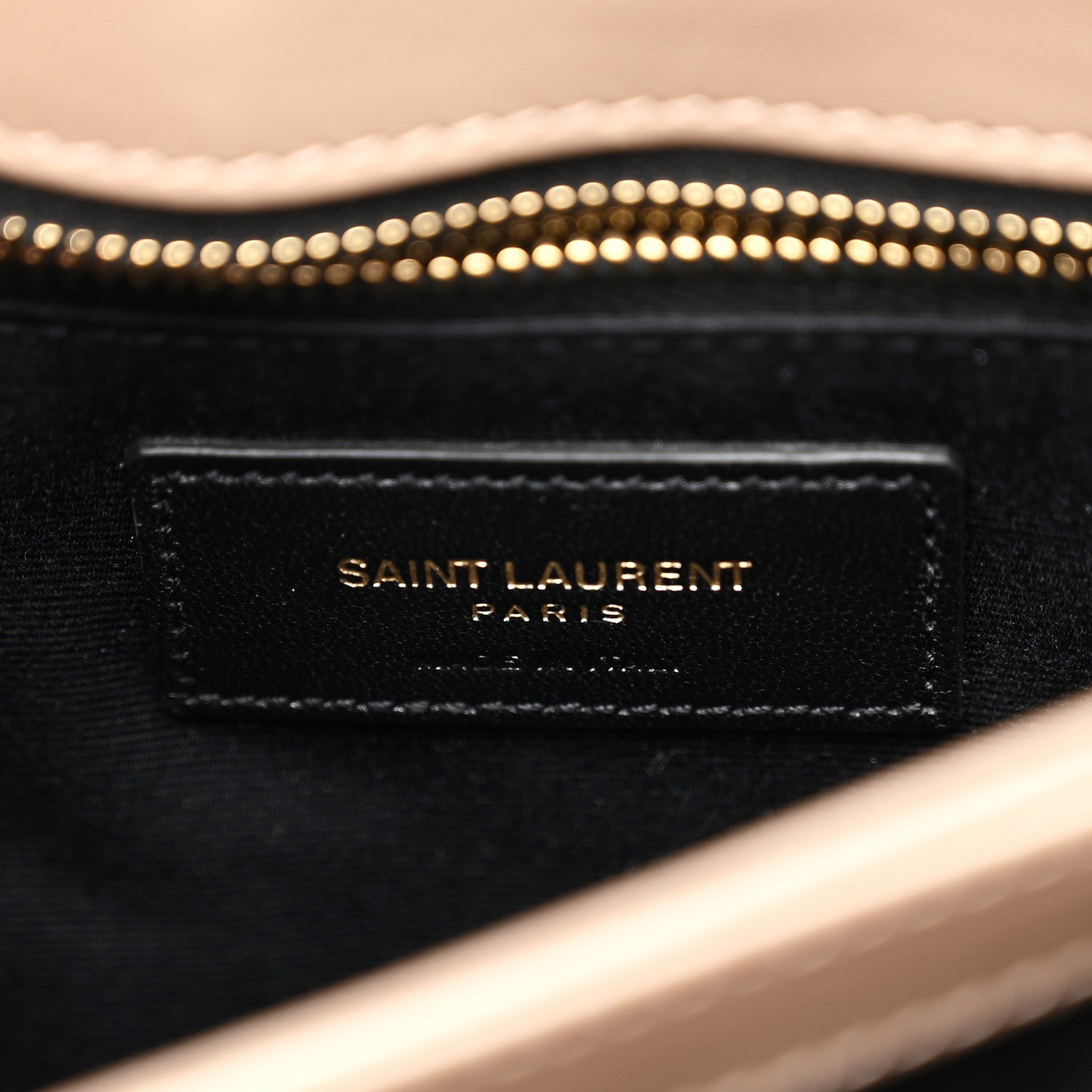 Saint Laurent Calfskin Y Quilted Monogram Toy Loulou Crossbody Bag Dark Beige 6 of 10