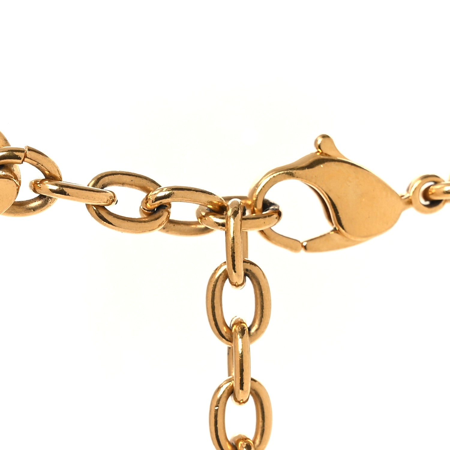 Christian Dior Metal CD Choker Necklace Gold 5 of 6
