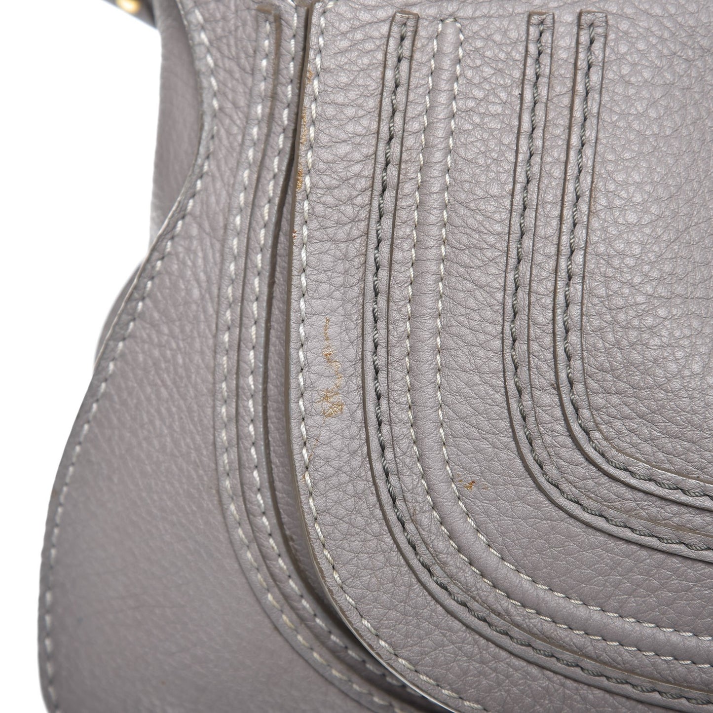 Calfskin Medium Marcie Satchel Cashmere Grey