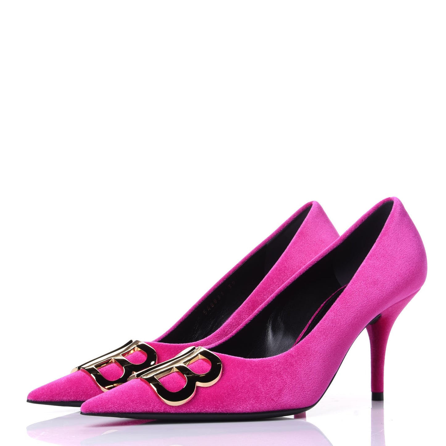 Velvet De Soie Pumps 39 Rose Fuchsia