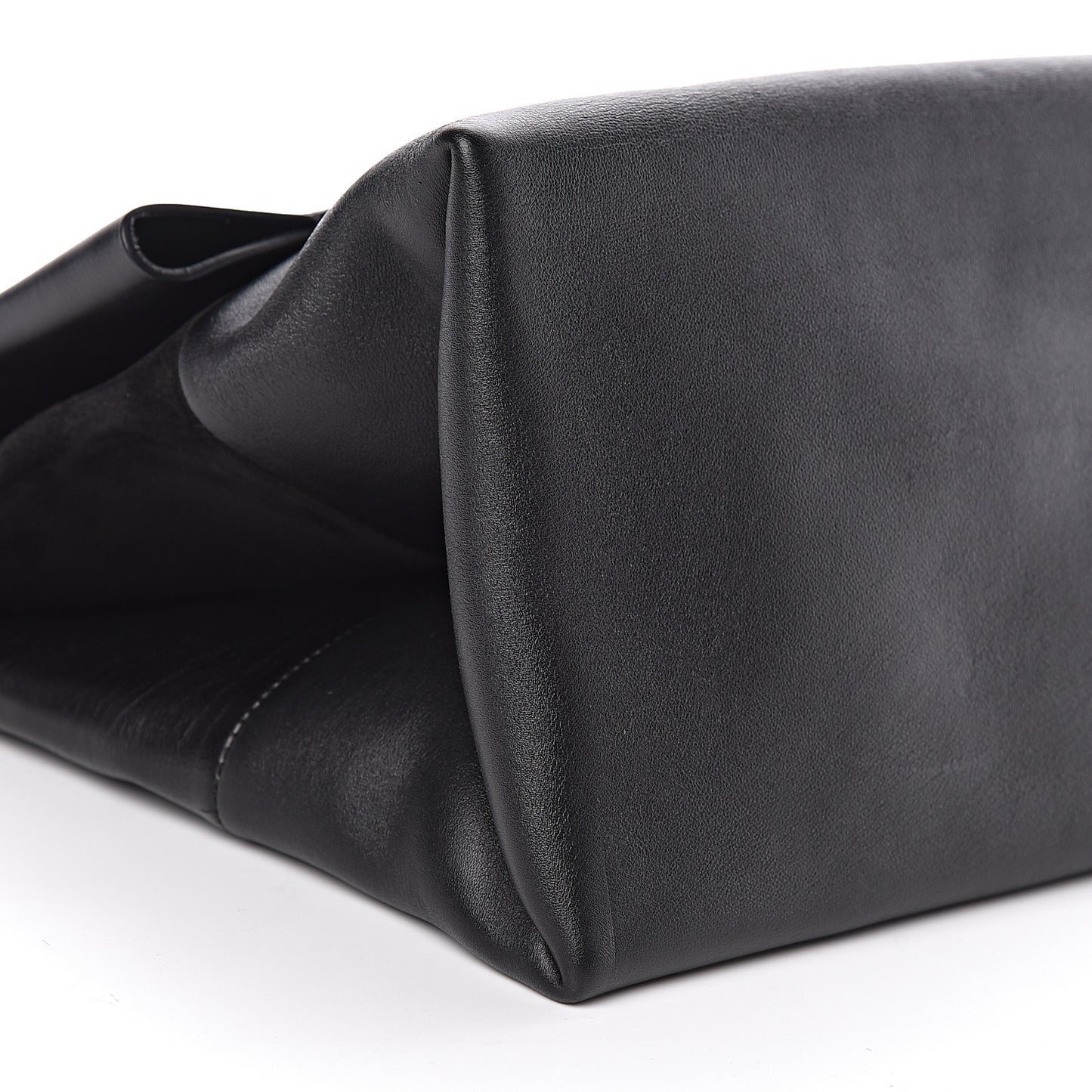Calfskin All Soft Shoulder Bag Black