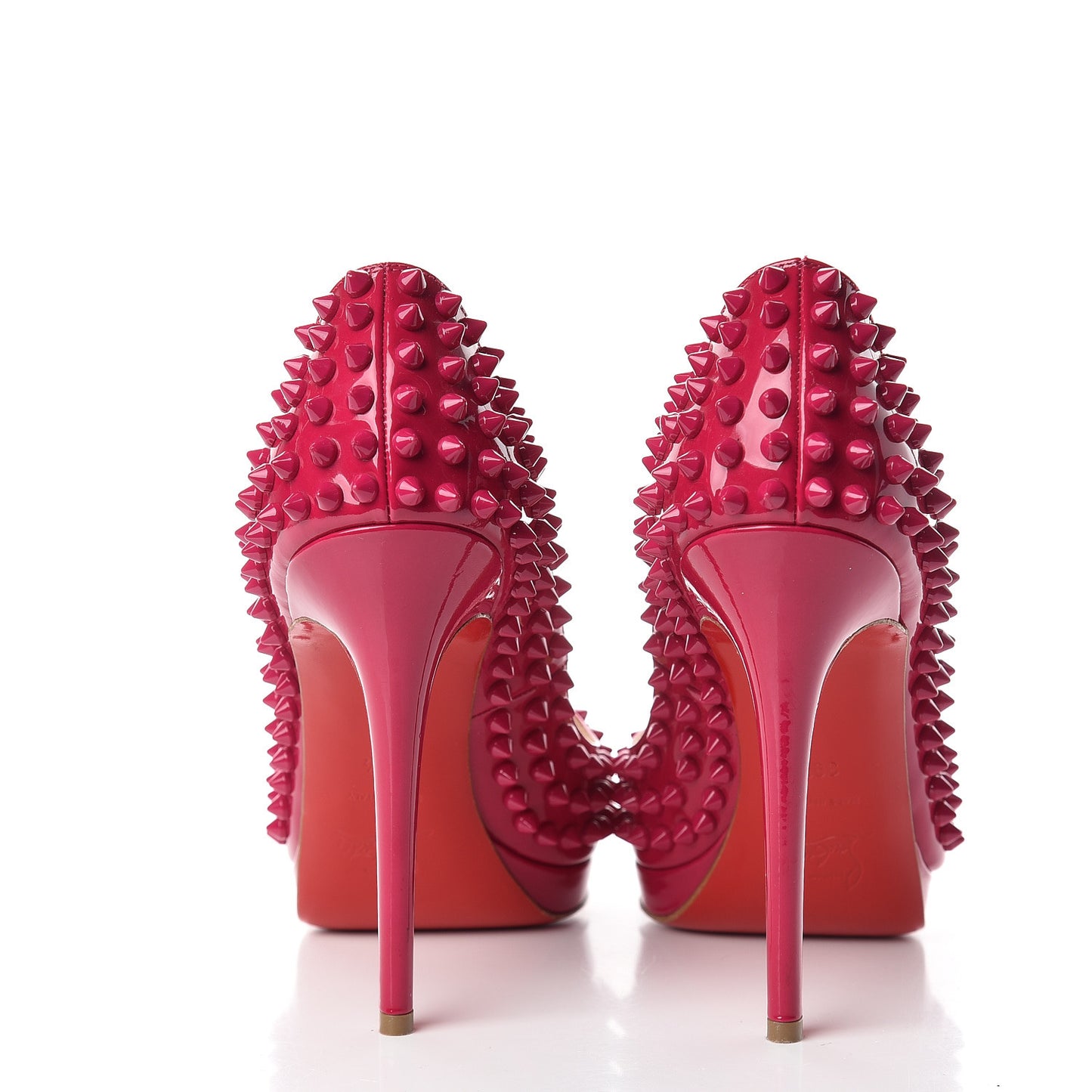 Patent Yolanda Spikes 120 Pumps 39.5 Grenadine