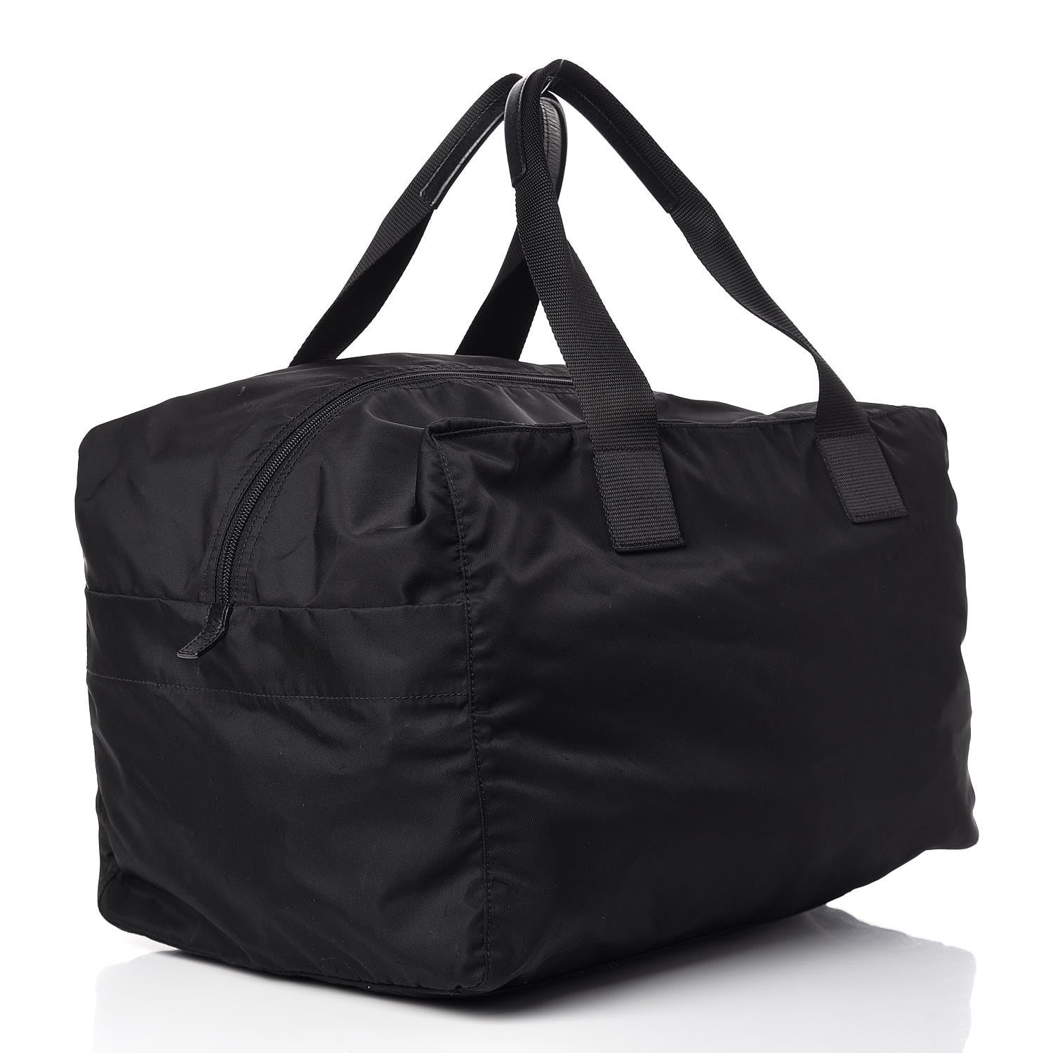 Prada Tessuto Nylon Weekender Black 3 of 13