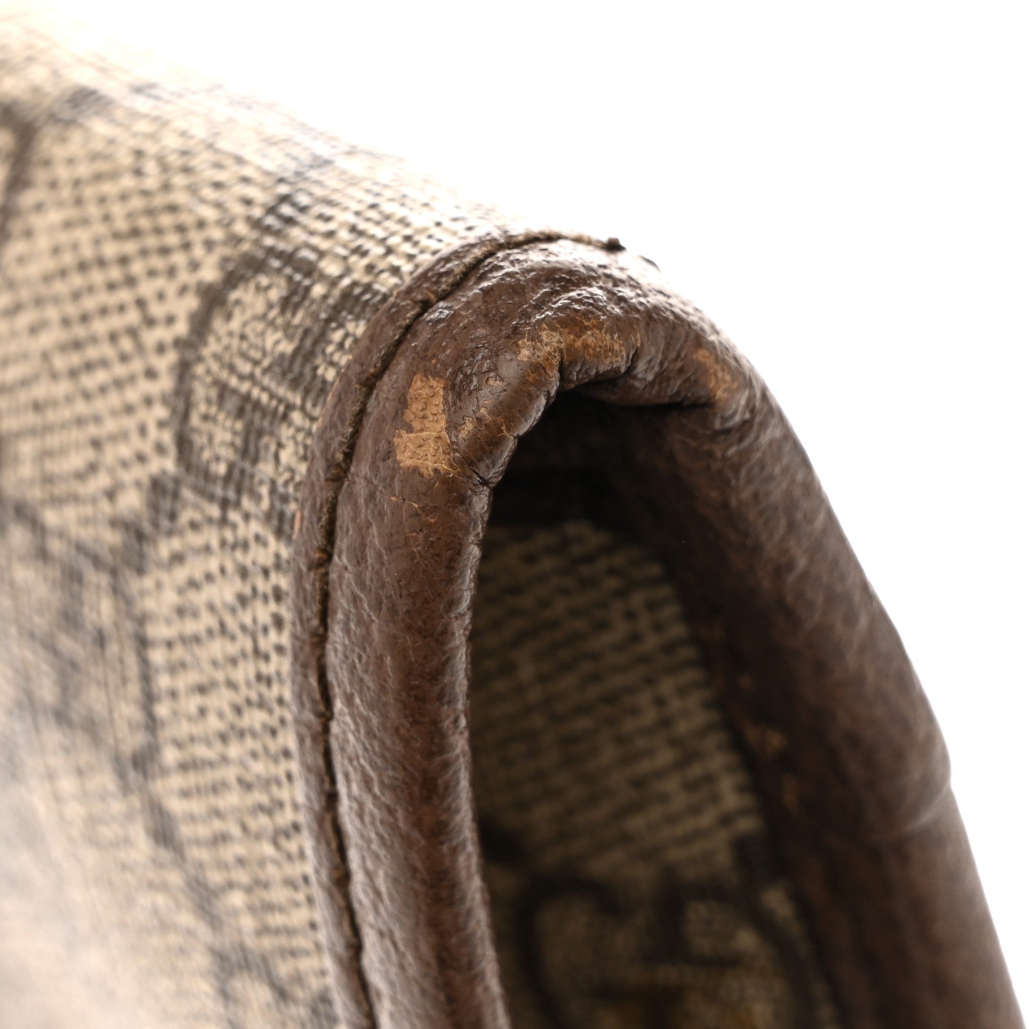 Gucci GG Supreme Monogram Web Medium Neo Vintage Flap Messenger Bag Beige New Acero 12 of 13